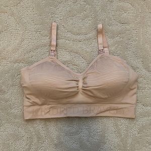 EUC Kindred Bravely pumping/nursing nude bra, size medium